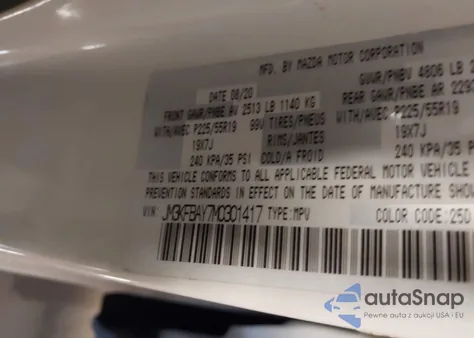 2021 Mazda Cx-5 Grand Touring Reserve из США, поврежденный, VIN JM3KFBAY7M0301417